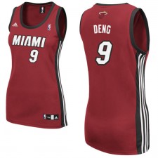 Miami Heat &9 Luol Deng Women Red Jersey