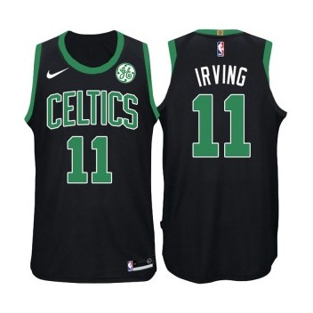 2017-18 Saison Kyrie Irving Boston Celtics #11 Association maillot Noir