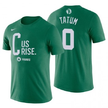 Boston Celtics pour hommes # 0 Tee-shirt Nom et numéro de légende des Mantra Legend de Jayson Tatum Green Tee shirt