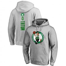 Boston Celtics Jayson Tatum # 0 Backer Pullover Gris À Capuche