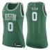 Maillot Boston Celtics # 0 Jayson Tatum Icon Green Swingman pour femmes