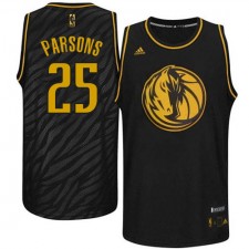 NBA Chandler Parsons Swingman Men's Black Jersey - Adidas Dallas Mavericks &25 Precious Metals Fashion