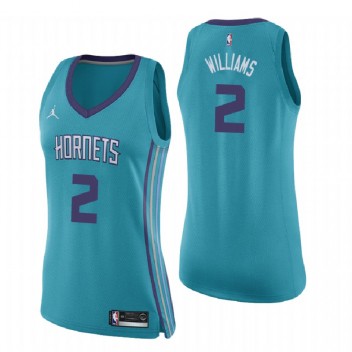 Maillot Charlotte Hornets # 2 pour femme Marvin Williams Icon Edition - Swingman