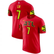 Atlanta Hawks Jeremy Lin ^ 7 déclaration T-shirt rouge