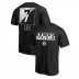 Filets de Brooklyn Jeremy Lin # T-shirt Noir Marbre Yin Yang