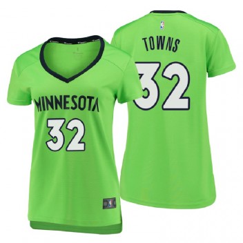 Timberwolves des Minnesota pour femmes de marque Fanatics # 32 Karl-Anthony Towns Statement