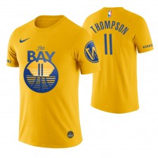 Golden State Warriors Klay Thompson Jaune 2019-20 City Edition T-Chemise