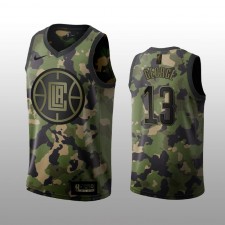 Los Angeles Clippers Paul George Vert Swingman Camouflage édition Maillot