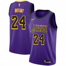 Nike Los Angeles Lakers Swingman Violet Kobe Bryant 2018/19 Maillot - Édition De la ville - Hommes