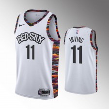 Brooklyn Nets Kyrie Irving 2019-20 City Blanc Maillot
