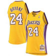 Mitchell - Ness Kobe Bryant Los Angeles Lakers Gold Hardwood Classics 2008-09 Maillot authentique