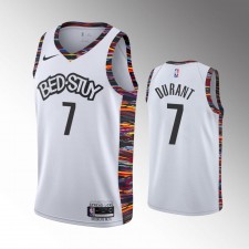 Brooklyn Nets Kevin Durant 2019-20 City Blanc Maillot