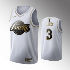 Maillot de l’édition dorée des Los Angeles Lakers Anthony Davis