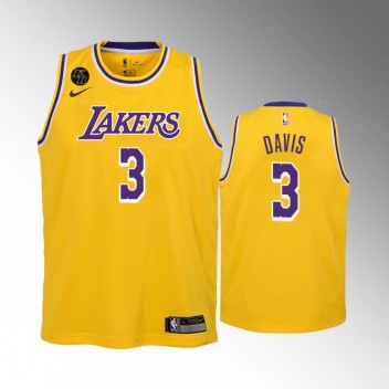 Les Enfants. Los Angeles Lakers Anthony Davis 2020 Icon Remember Kobe Bryant Or Maillot