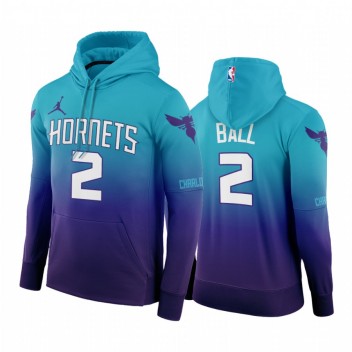 Lamelo Ball Charlotte Charlotte Hornets 2020 NBA PROJET DE SWOODIE Pull Teal Teal