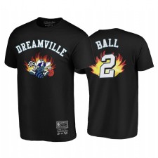 Charlotte Hornets Br Remix Dreamville Lamelo Ballon Noir T-shirt 2020