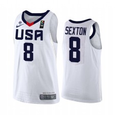 Collin Sexton USA Basketball & 8 Blanc 2016 U17 Championnat du monde MVP Maillot