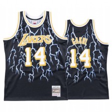 Marc Gasol & 14 Los Angeles Lakers Noir Lightning Maillot