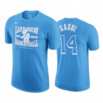 Marc Gasol Lakers # 14 City Edition Bleu T-shirt Story