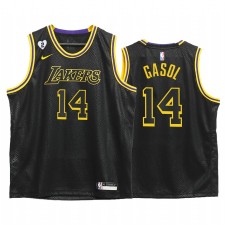 Los Angeles Lakers Marc Gasol Mamba Inspiré City Noir Enfants Maillot Honor Kobe Gigi & 14