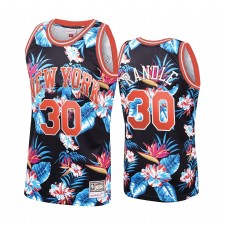 New York Knicks Julius Randle & 30 Floral Mode Maillot Men's
