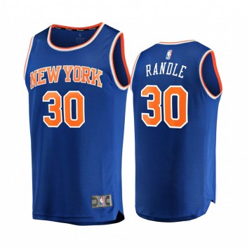 New York Knicks Julius Randle Bleu Icon Réplique Maillot