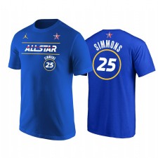 All-Star 2021 & 25 Ben Simmons T-shirt Royal Conference 76ers