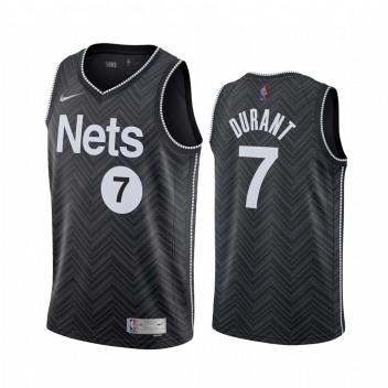 Kevin Durant Brooklyn Nets 2020-21 Earned édition Noir Maillolt Swingman