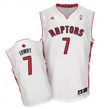NBA Kyle Lowry Swingman Men's White Jersey - Adidas Toronto Raptors &7 Home