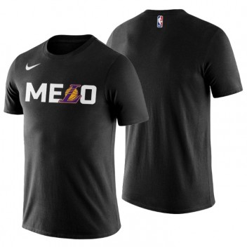 Los Angeles Lakers Team Logo Carmelo Anthony no. 7 t-shirt Noir
