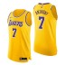 Los Angeles Lakers & 7 Carmelo Anthony Authentique icon Edition Gold Maillot