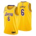 Los Angeles Lakers icon Edition Maillot No.6 LeBron James Gold 2021-22