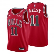 Chicago Bulls Icon Edition # 11 Demar Demar Derozan Rouge Maillot Swingman