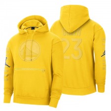 Golden State Warriors no.23 Draymond Green Déclaration Édition Courtside Pull Sweat à capuche d'or