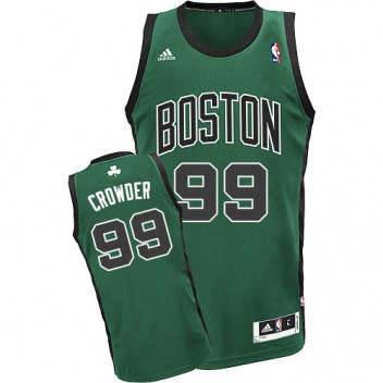 NBA Jae Crowder Swingman Hommes Vert Maillot - Adidas Magasin Boston Celtics #99 Rechange