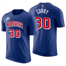 Golden State Warriors ^ 30 Stephen Curry 75e anniversaire T-shirt royal