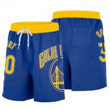 Golden State Warriors ^ 30 Stephen Curry 75e anniversaire Courtside Courtece Shorts Royal