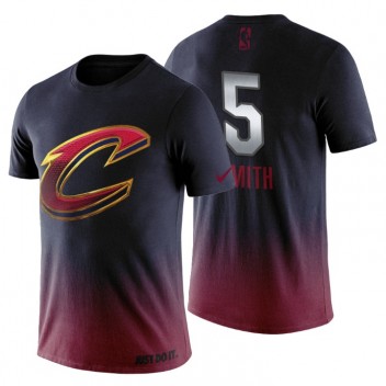 Cleveland Cavaliers Hommes # 5 Rouge Mascotte de minuit J.R. T-shirt Smith