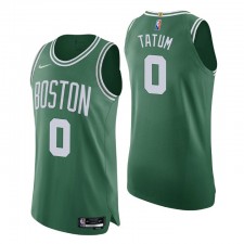 Boston Celtics Jayson Tatum ^ 0 75e Anniversaire Icône de Maillot vert authentique