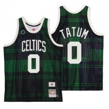 Boston Celtics Mitchell% Ness X Ininterrompu Jayson Tatum ^ 0 Green Maillot