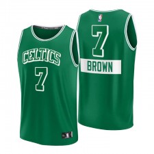 Boston Celtics Jaylen Brown ^ 7 Replica Green Maillot - Ville