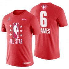Los Angeles Lakers LeBron James 2022 NBA All-Star Maroon 75ème T-shirt