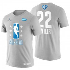 Milwaukee Bucks Khris Middleton 2022 NBA Grey Star Grey 75ème T-shirt