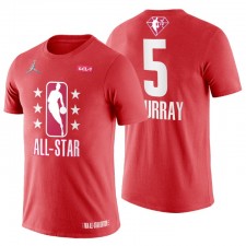 San Antonio Spurs Dejounte Murray 2022 NBA All-Star Maroon 75ème T-shirt