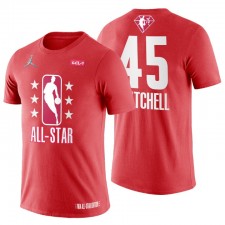 Utah Jazz Donovan Mitchell 2022 NBA All-Star Maroon 75ème T-shirt