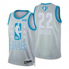 Miami Heat # 22 Jimmy Butler 2022 NBA All-Star Grey Maillot