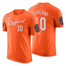 HOMMES Cleveland Cavaliers # 10 Darius Garland City Edition T-shirt Orange