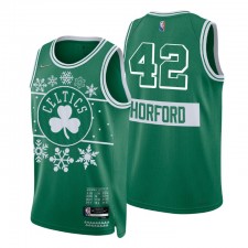 Boston Celtics NBA 75ème Noël Al Horford # 42 Green Maillot