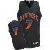 NBA Carmelo Anthony Authentic Men's Black Jersey - Adidas New York Knicks &7 Vibe