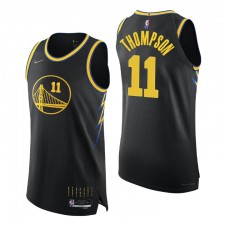 Golden State Warriors NBA 75th Klay Thompson # 11 Authentic Noir Maillot City